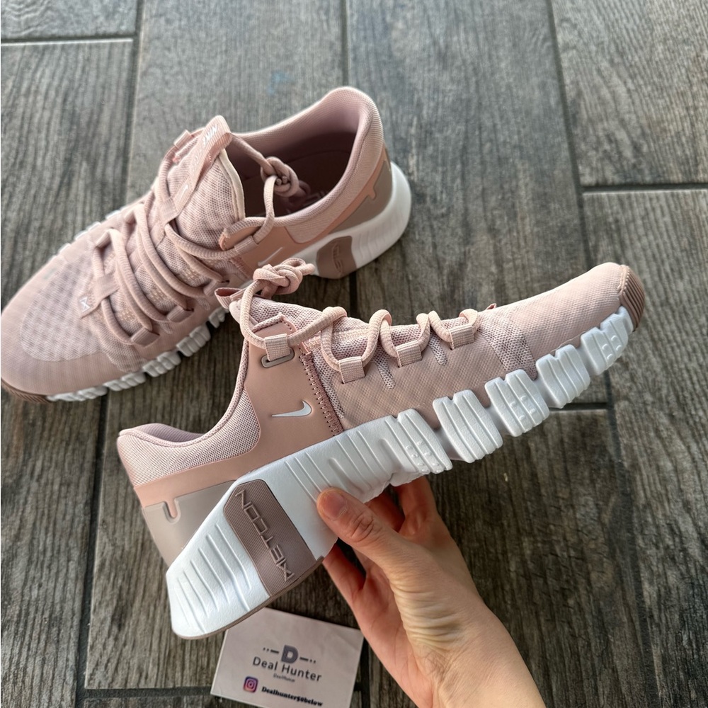 Brand New Nike Free Metcon 5 Women's Workout Shoes “Pink Oxford” - Picture 10 of 12